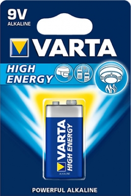 Varta Battery 6LR61 High Energy 9V in the group OTHER BATTERIES / AA / AAA / 9V - BATTERIES at TH Pettersson AB (30-VAR 6LR61)